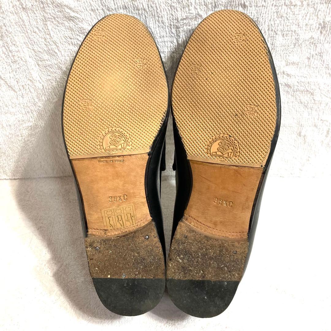 ✨極美品✨　グッチ　ビットローファー　黒　23.5