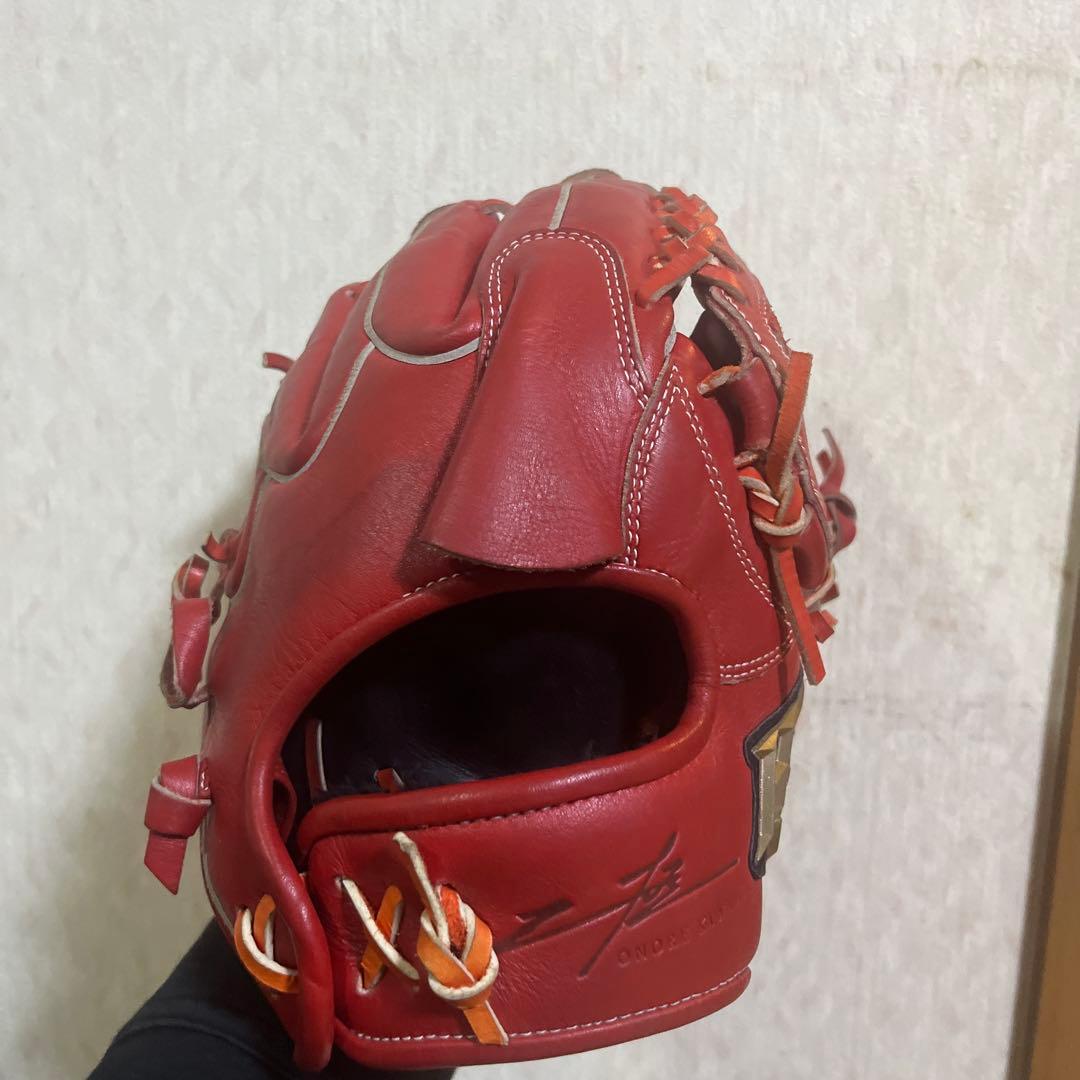HC 赤 レザー 野球グローブ 台湾製