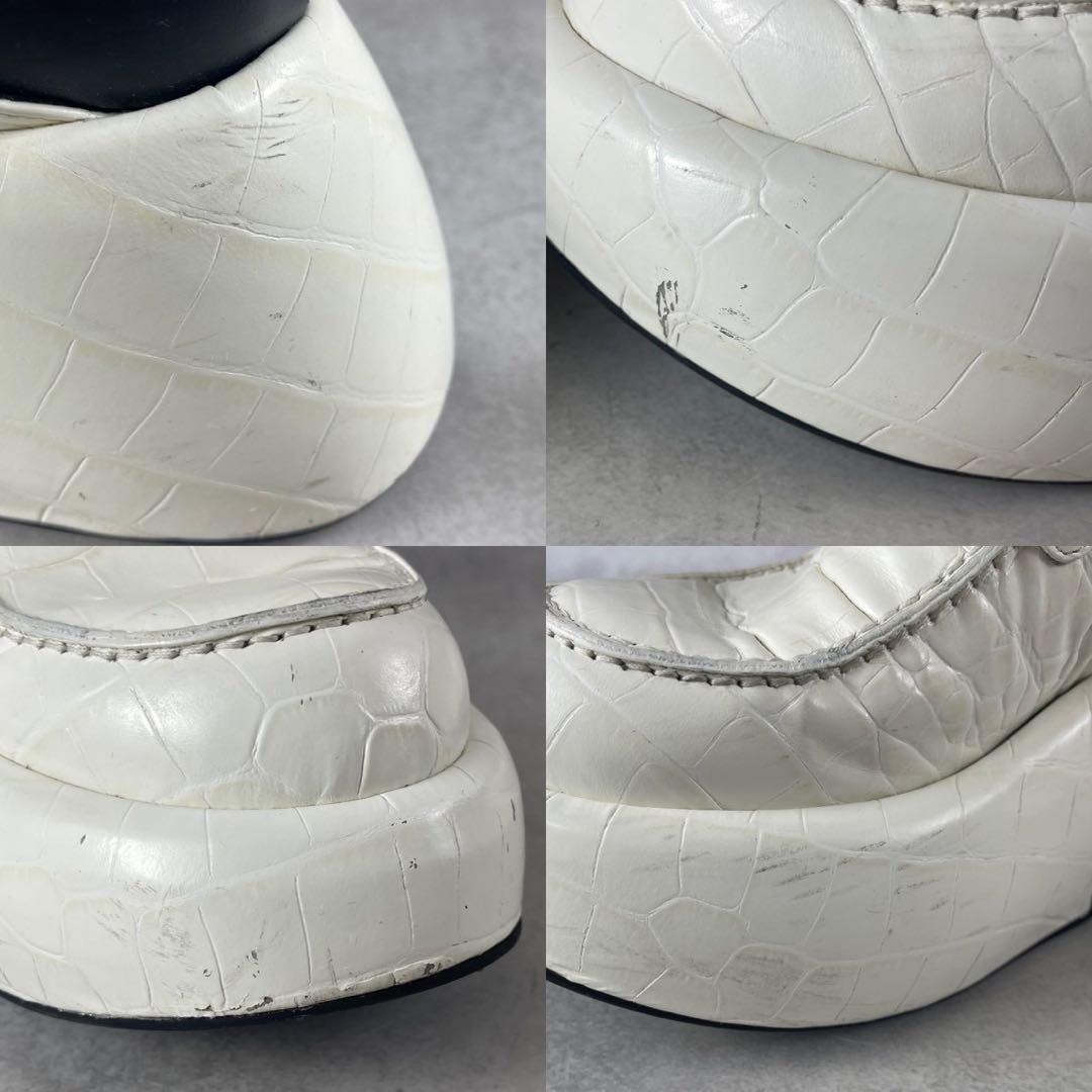 靴 LOEWE Crocodile Embossed Wedge Boots