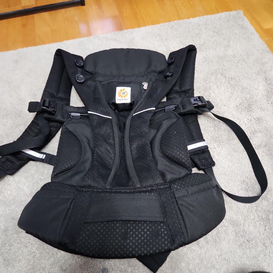エルゴベビーのオムニブリーズブラック 抱っこ紐 フリーサイズ メッシュ