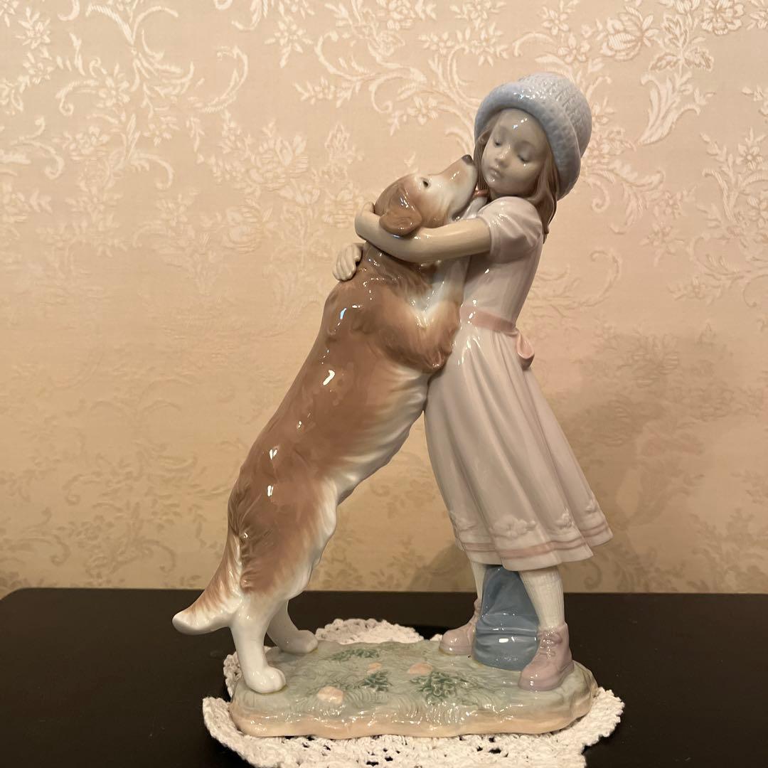 リヤドロ 待ってたよ　磁器フィギュア　美品