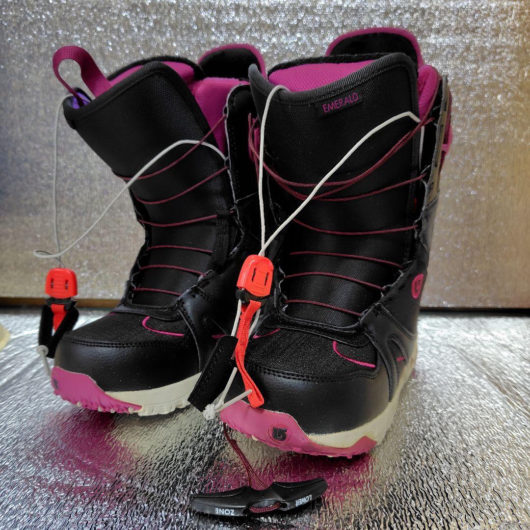 【美品】Burton 23.5 スノーボードブーツ ブラック/ピンク