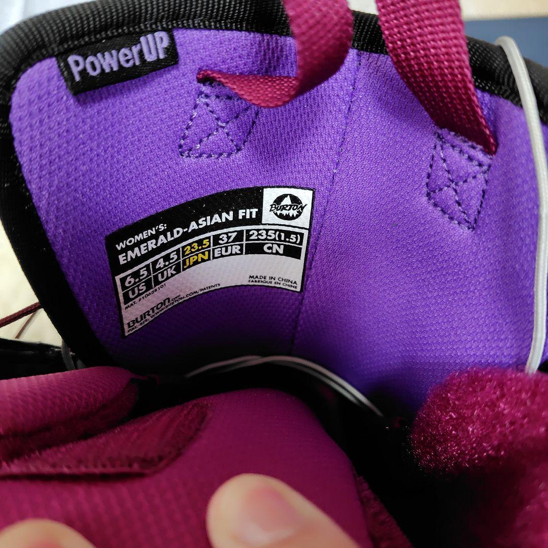 【美品】Burton 23.5 スノーボードブーツ ブラック/ピンク