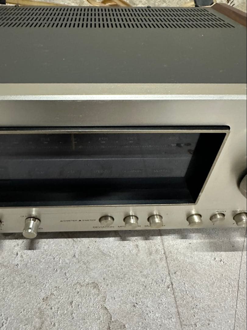 TRIO KT-9007 AM/FMステレオチューナー 木枠ビンテージ 取説付き