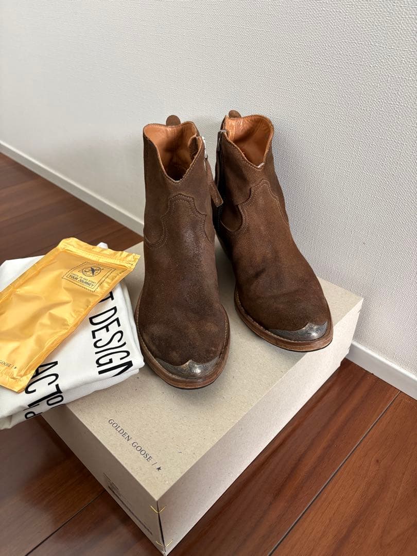 GOLDEN  ヤングブーツ　スエード　サイズ38