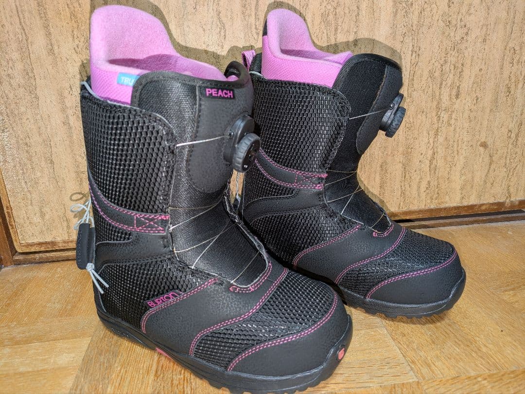 BURTON スノーボードブーツ PEACH BOA 女性用 ブラック/ピンク