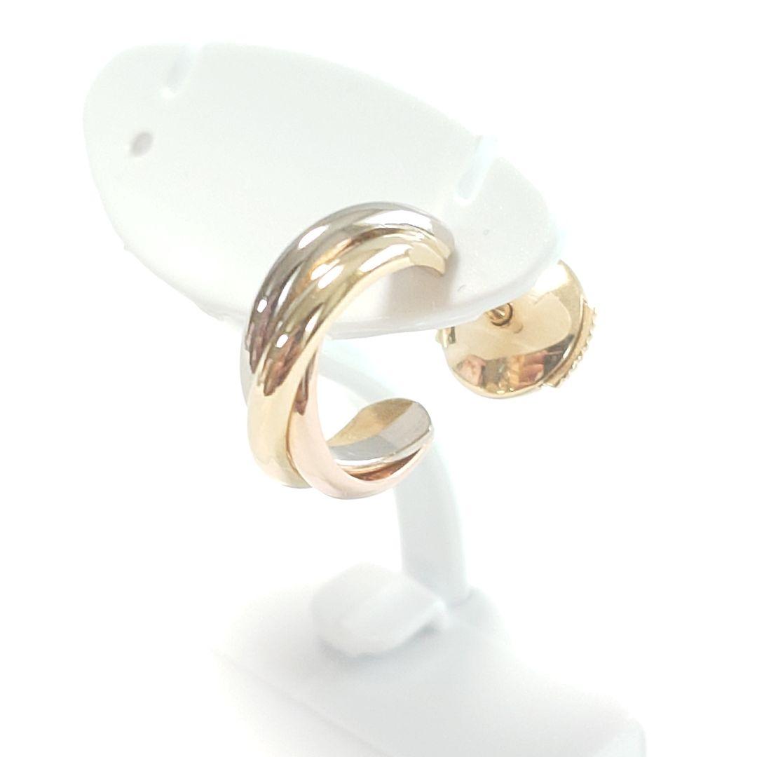 【新品仕上げ】カルティエ トリニティ フープ ピアス 片耳用 6591