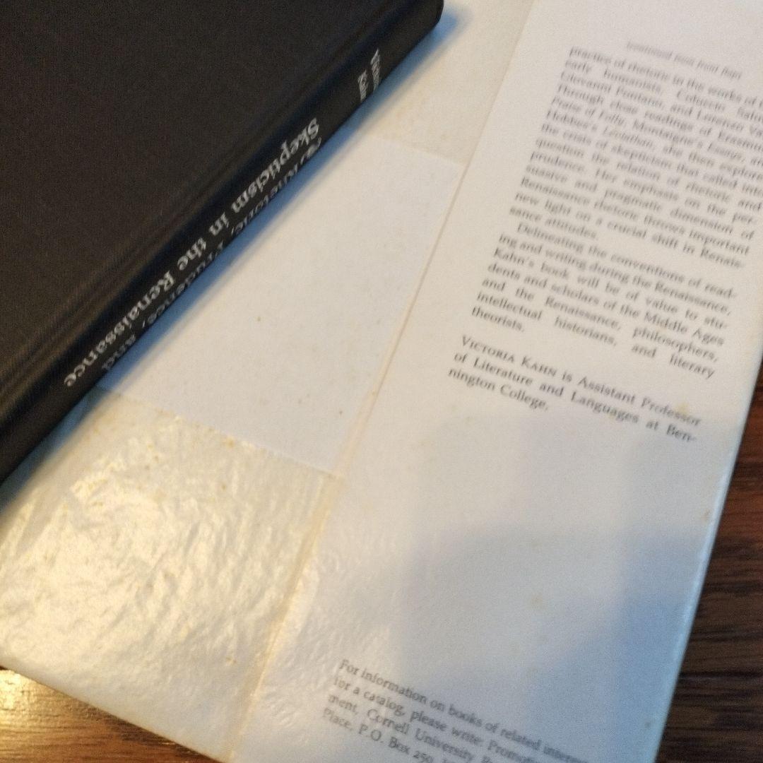 洋書 Rhetoric, Prudence, and Skepticism in th