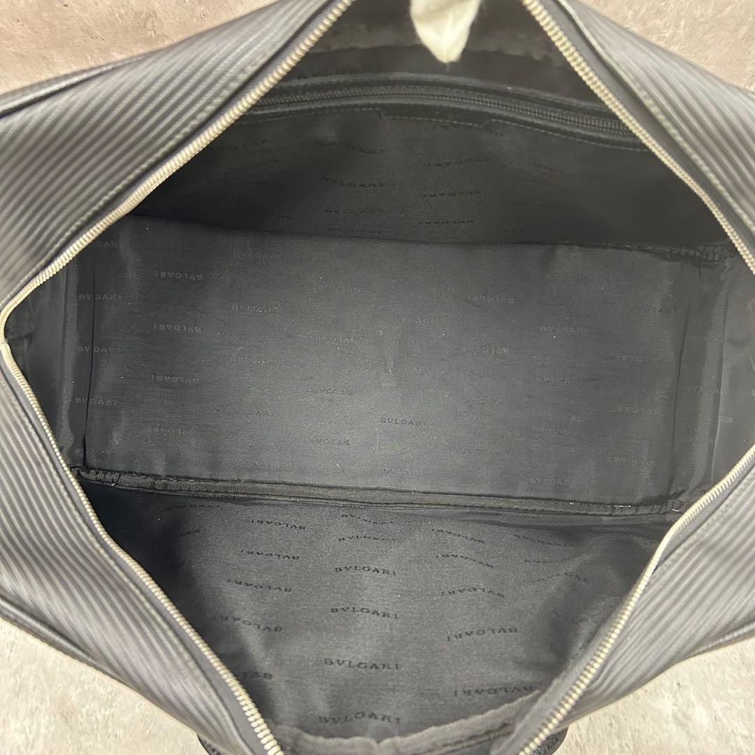 【美品・南京錠付】 ブルガリ ボストンバッグ ミレリゲ 大容量トラベル 出張