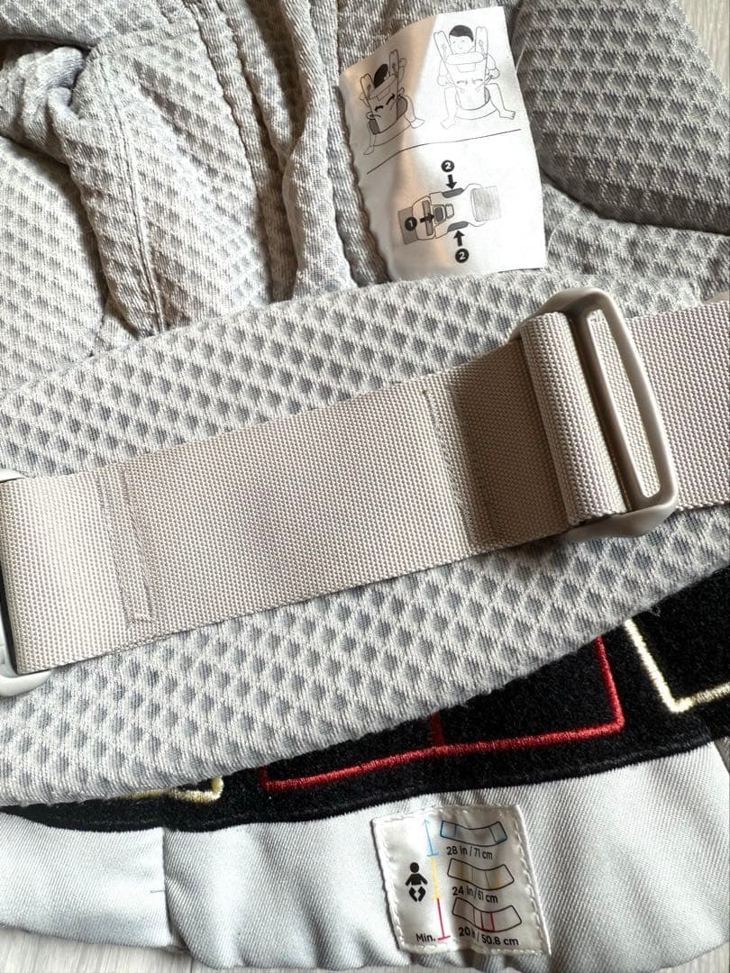 【美品】エルゴベビー オムニ ブリーズ Breeze パールグレー 付属品あり