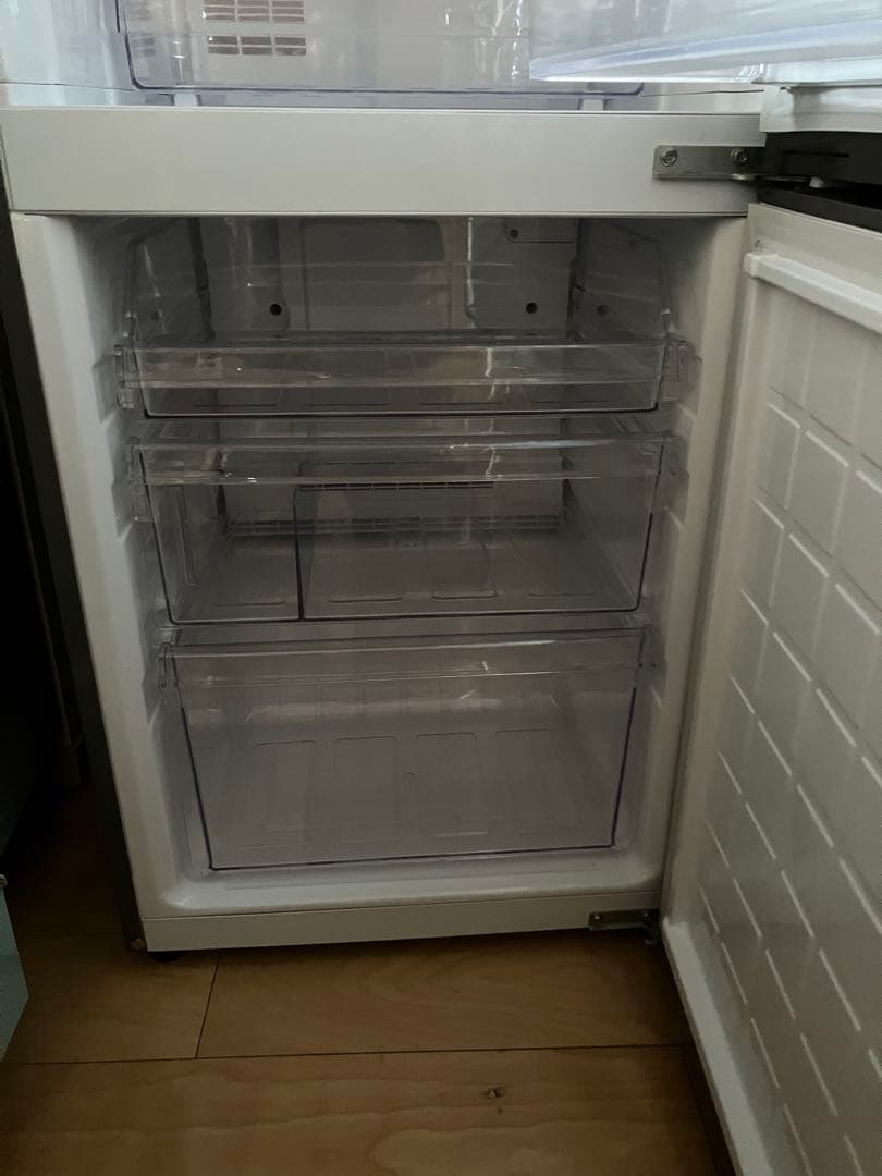 SHARP 2ドア冷蔵庫 ブラウン