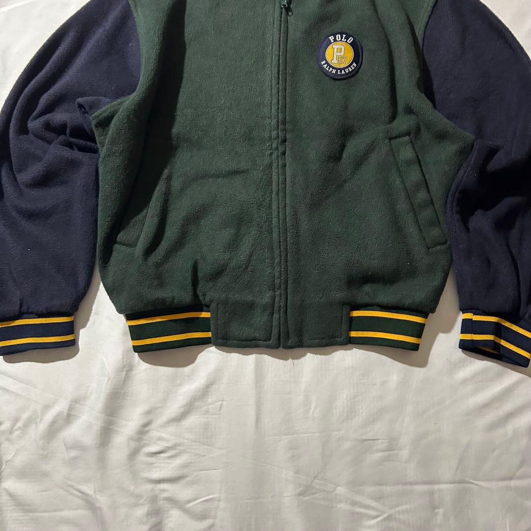 90s POLO SPORT Ralph Lauren フリーススタジャン 刺繍