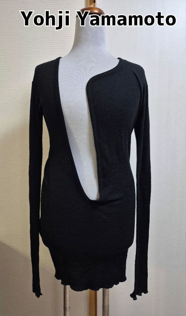 ヨウジヤマモト 薄手 変形 チュニック 春夏 毛100% サイズS