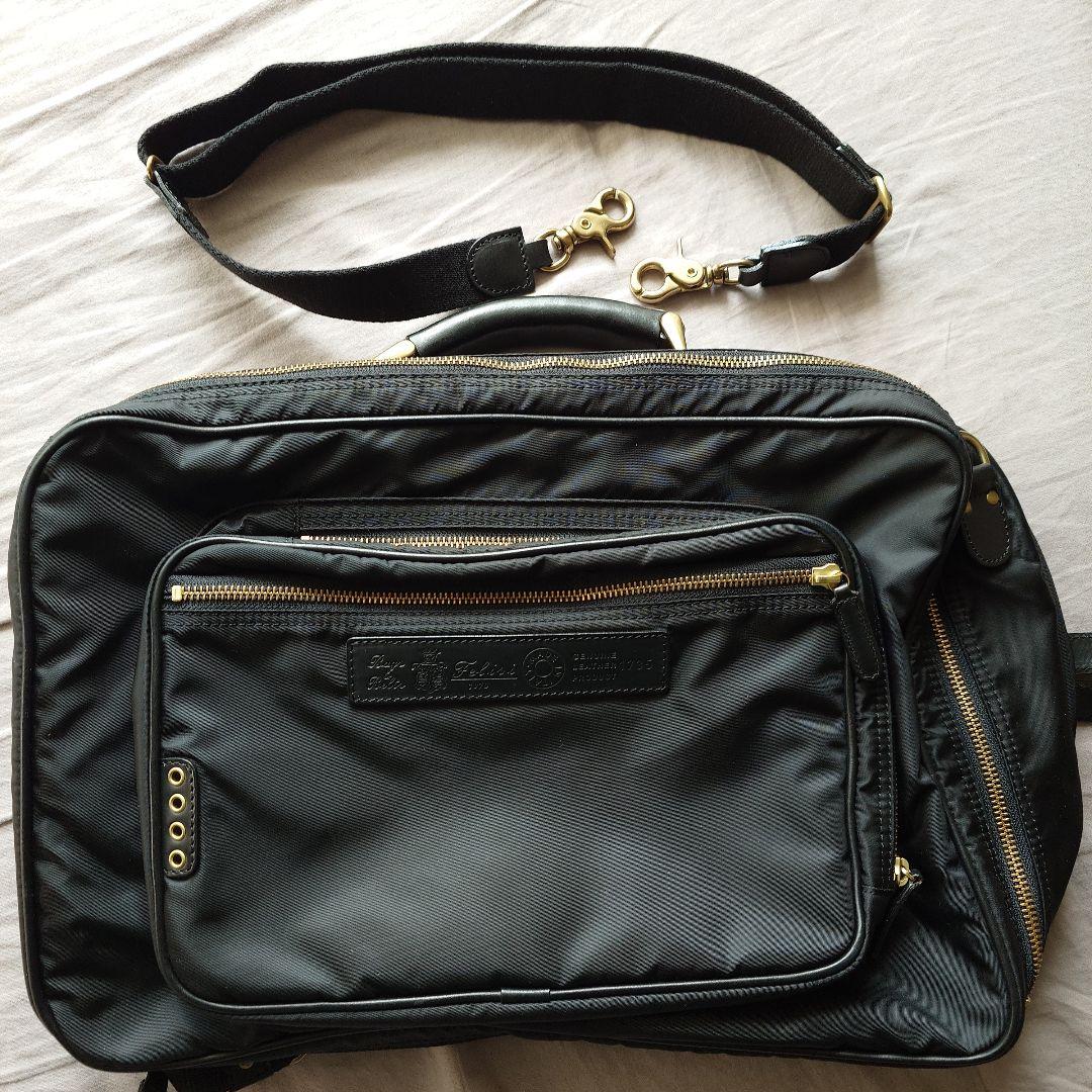 ヒッキー様 美品 Felisi 3way ビジネスバッグ ブラック 保存袋付き