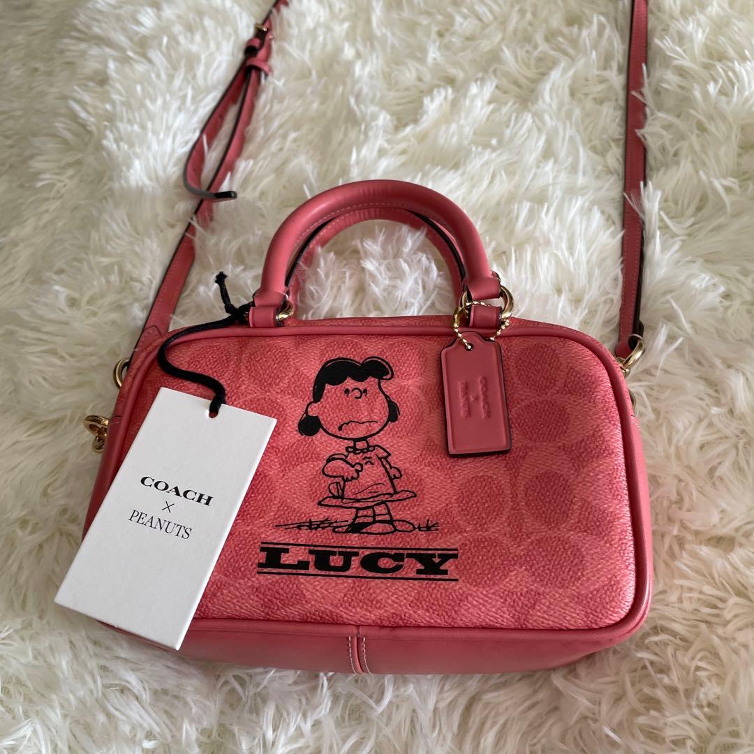 本日限定価格COACH x PEANUTS LUCY ショルダーバッグ新品未使用