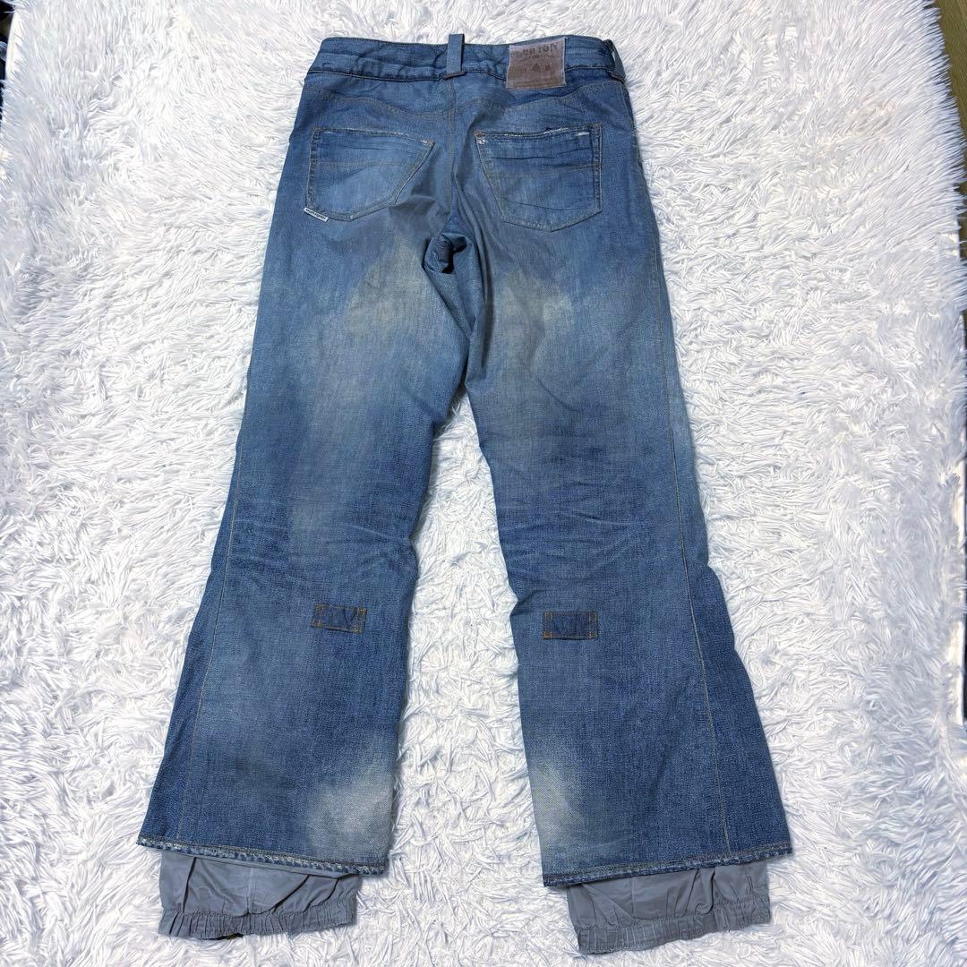 最高峰 バートン デニム パンツ スノボ ゴアテックス 防水 スノボパンツ