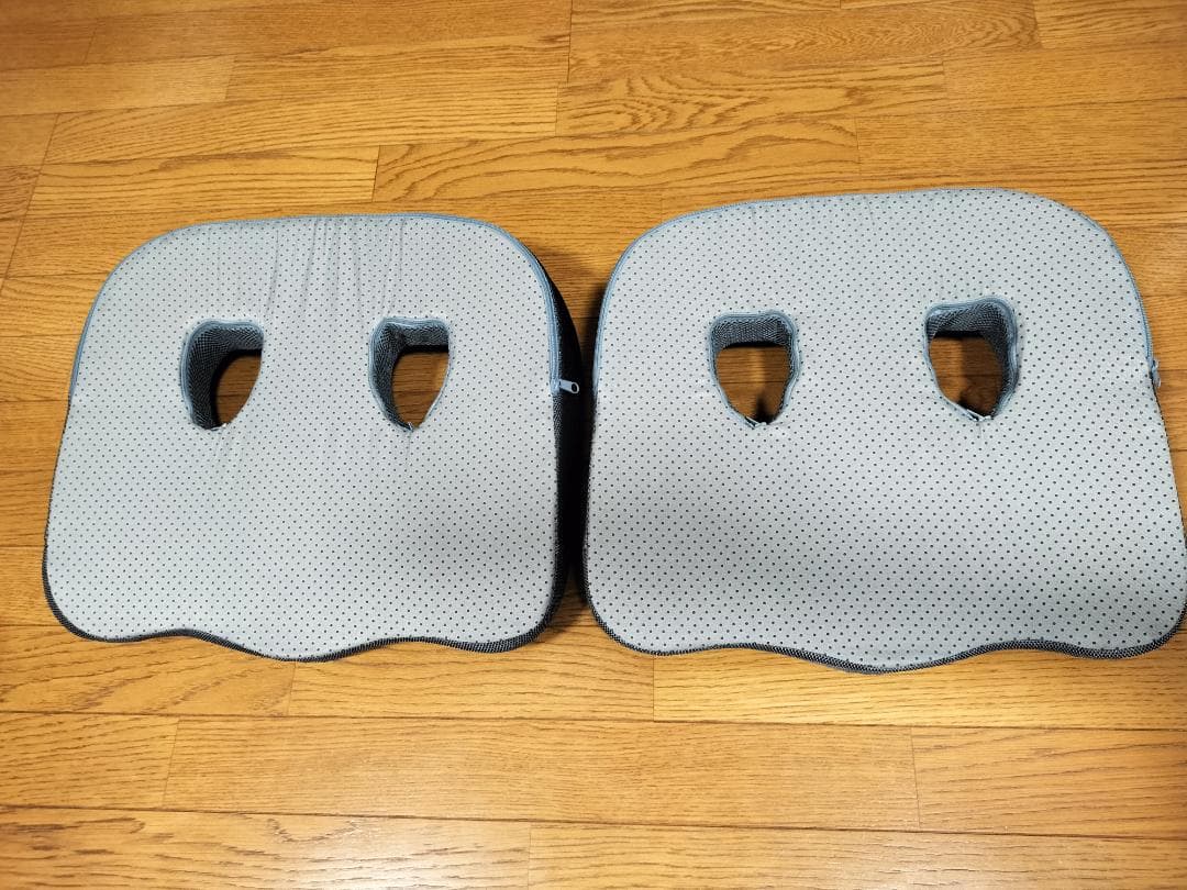 LOUTYTUOシートクッションピロー 尾骨＆坐骨＆腰痛緩和 2個セット