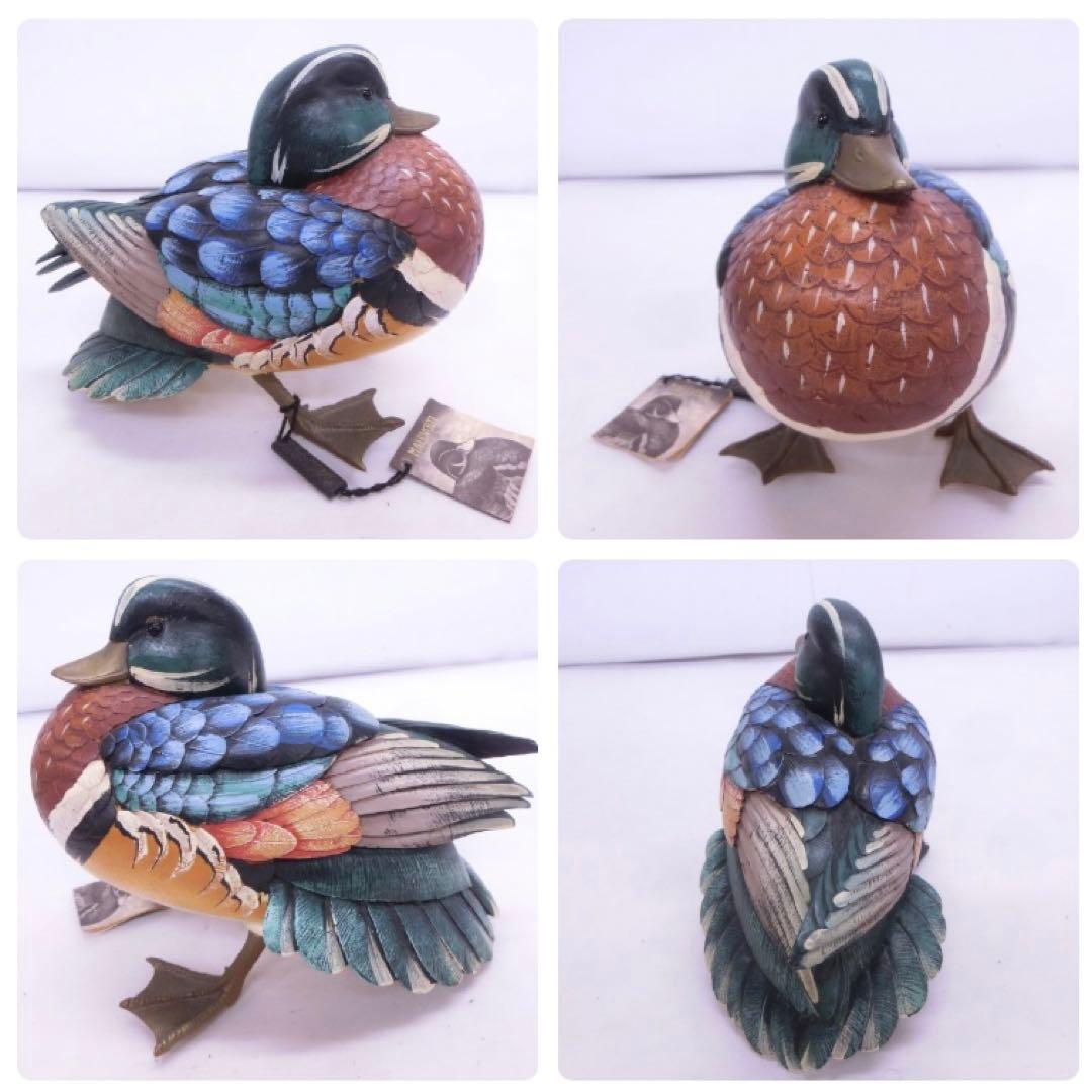 【ELLI MALEVOLTI 】エリー・マレヴォルティ・イタリア・手彫り・鴨