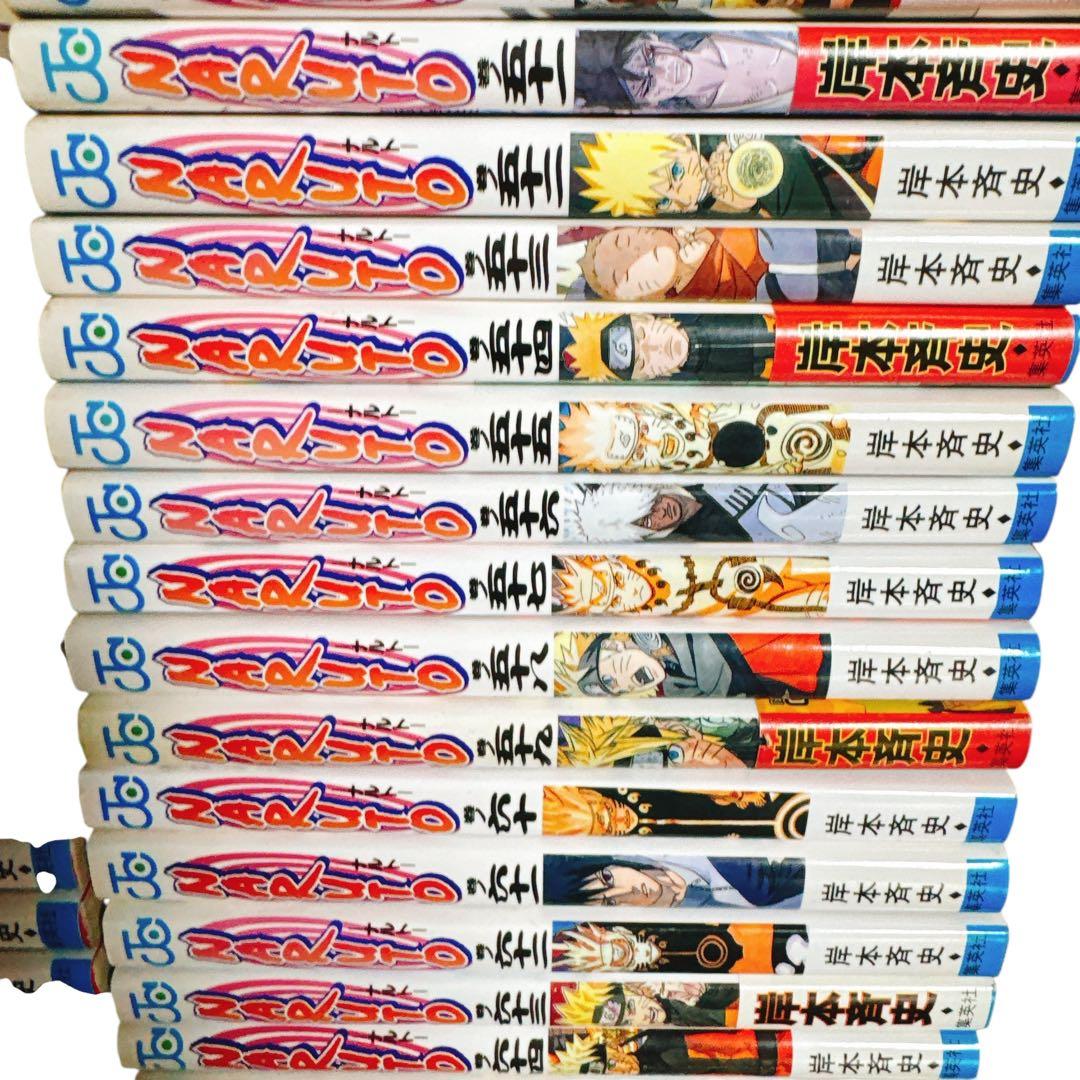 【コミック】NARUTO ナルト　全72巻+外伝　関連本4冊