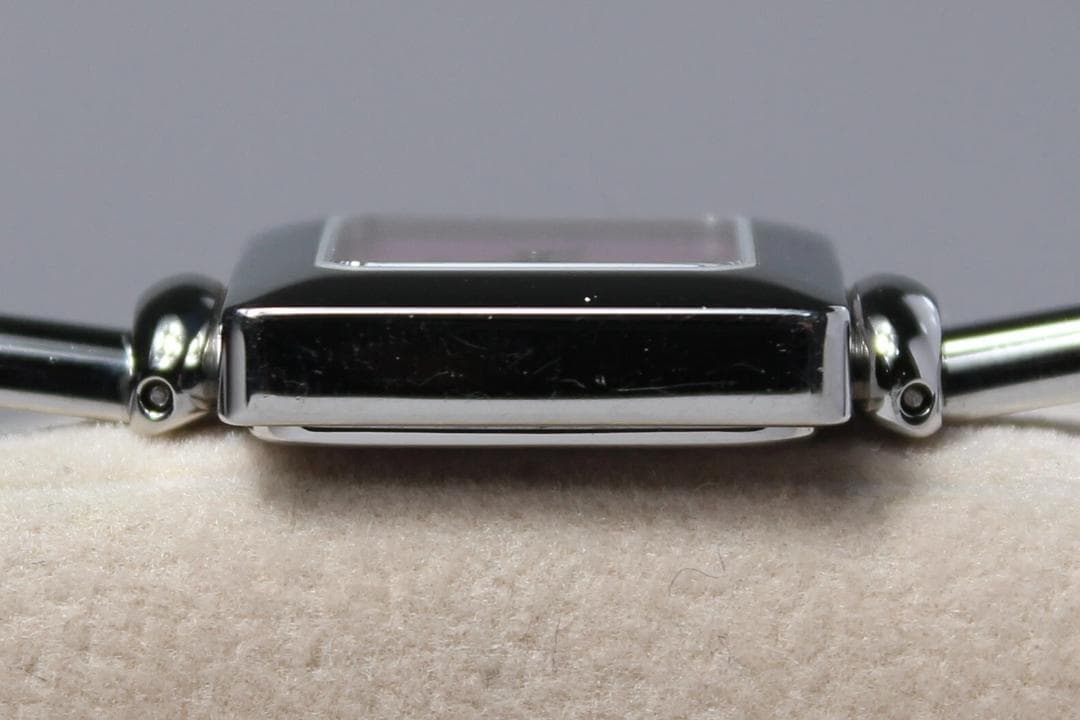 稼働 GUCCI グッチ 1900L ピンクシェル スイス製 レディース 腕時計