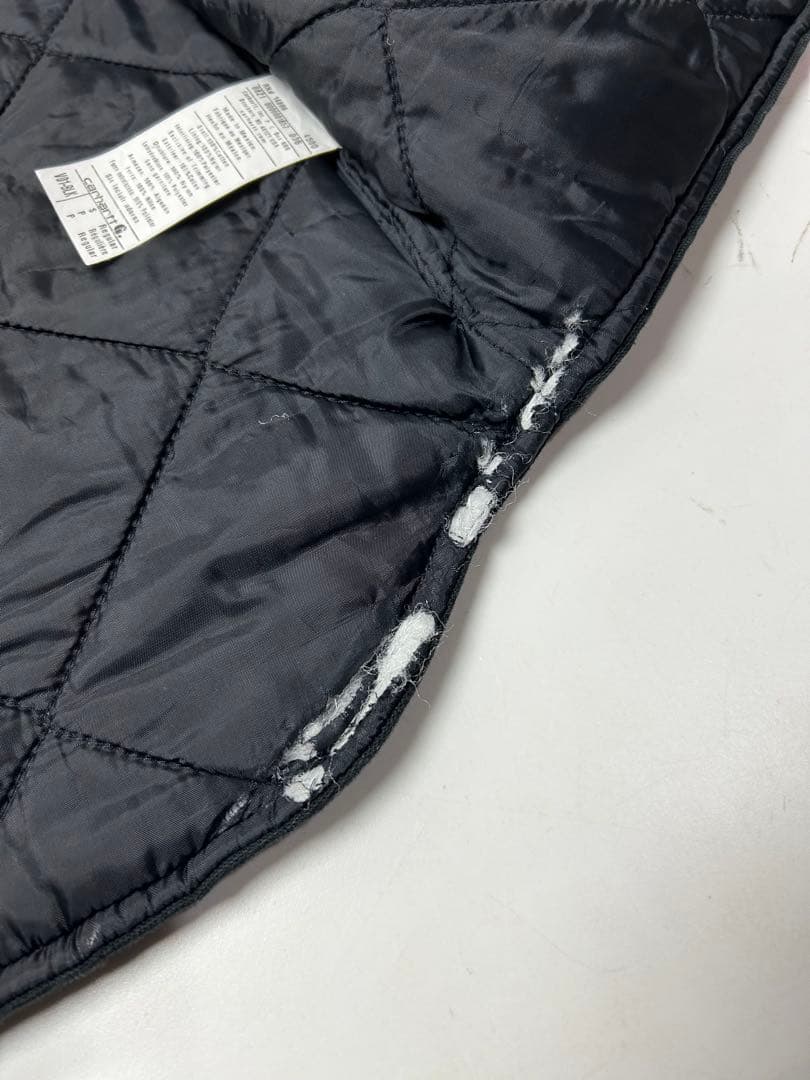 K*k様 carhartt カーハート　ブラック　ダックベスト　Sサイズ