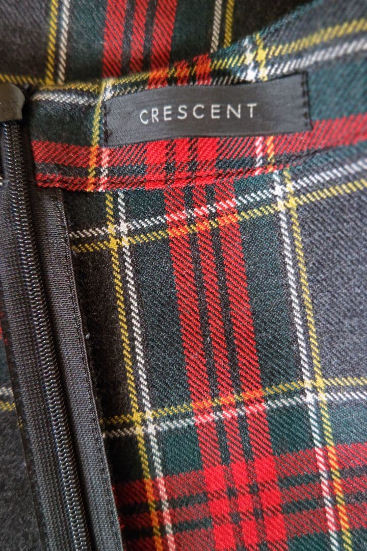 CRESCENT チェックジャンパースカート