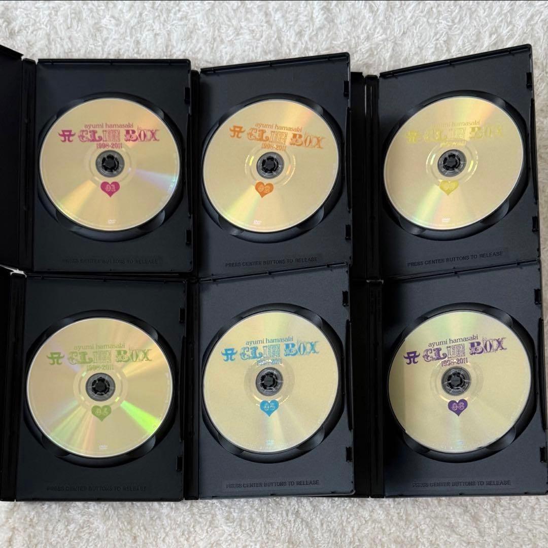 【バック付】浜崎あゆみ CLIP BOX (DVD6枚組)ボックス コレクション