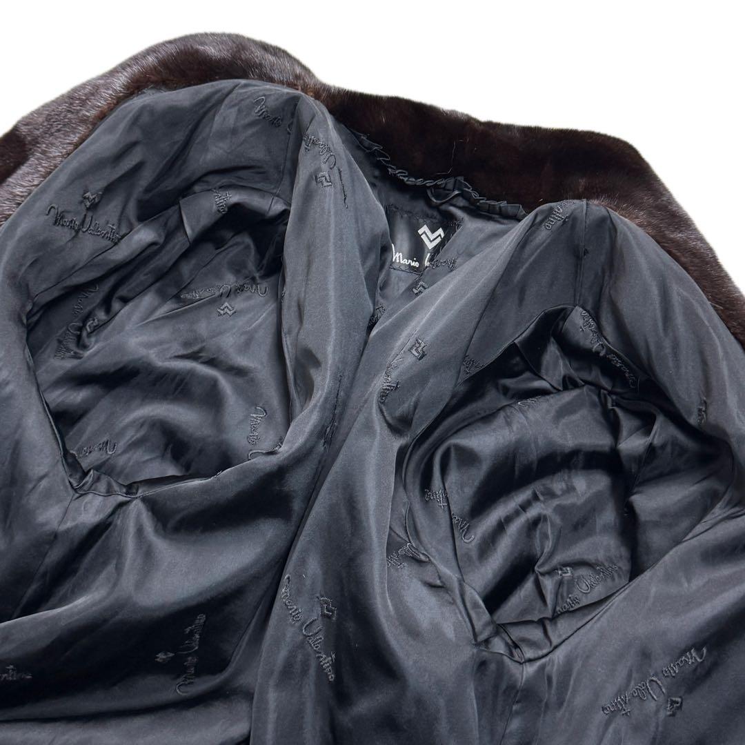 美品　総丈91cm　マリオヴァレンティ　グラマミンク　ファーコート　なめし柔らか