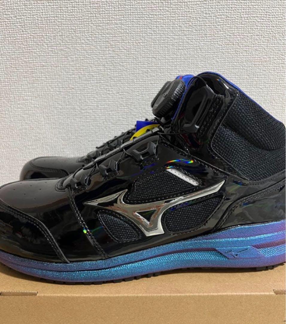 Mizuno BOAシステム安全靴 ブラック 27.5