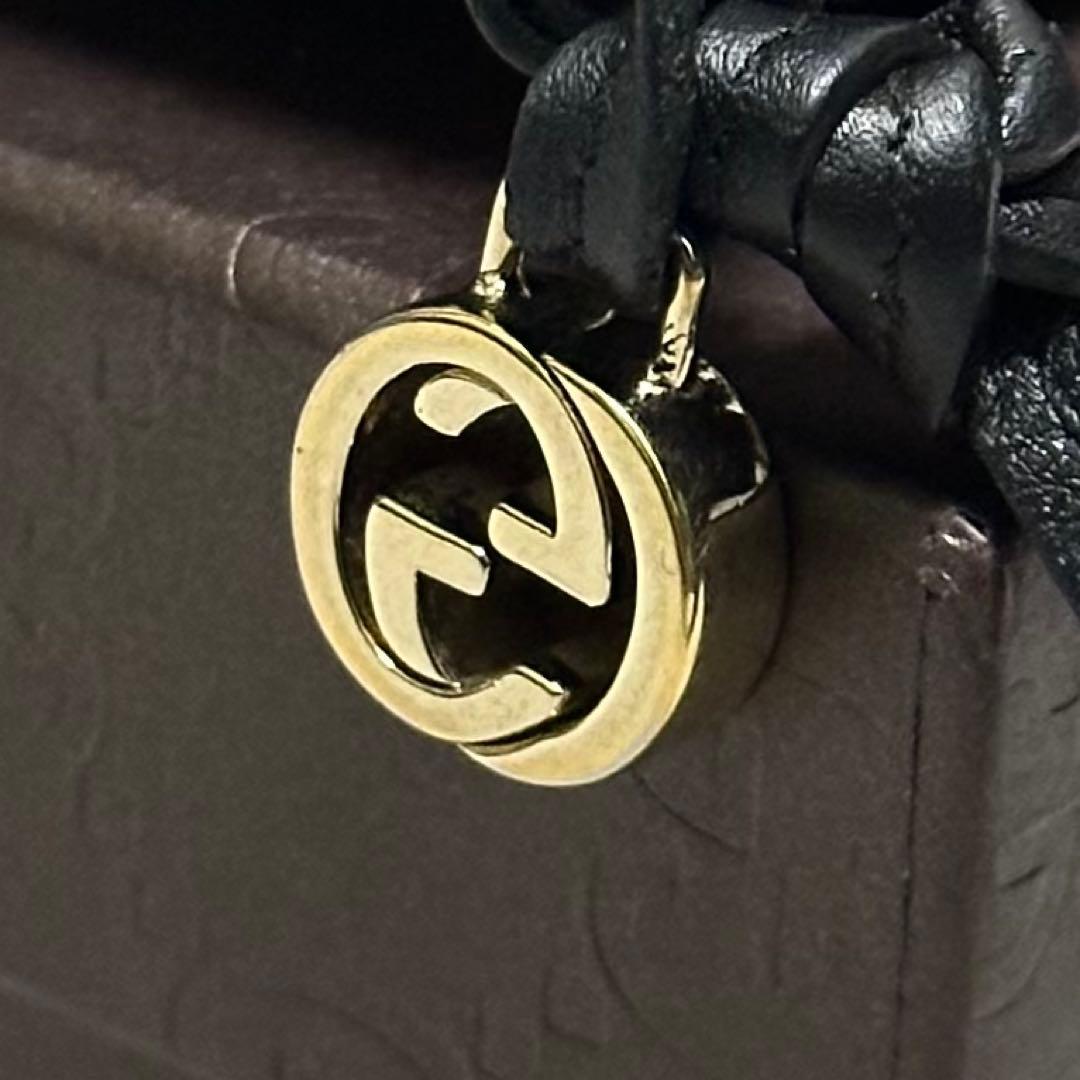 GUCCI グッチ　長財布　マイクログッチ　インターロッキング　GG