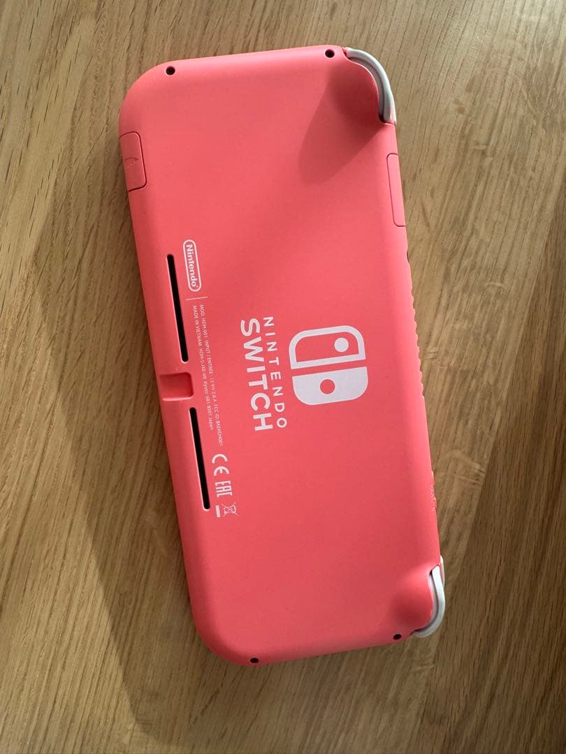 Nintendo Switch Lite ピンク ライトコーラル　箱　充電器付き