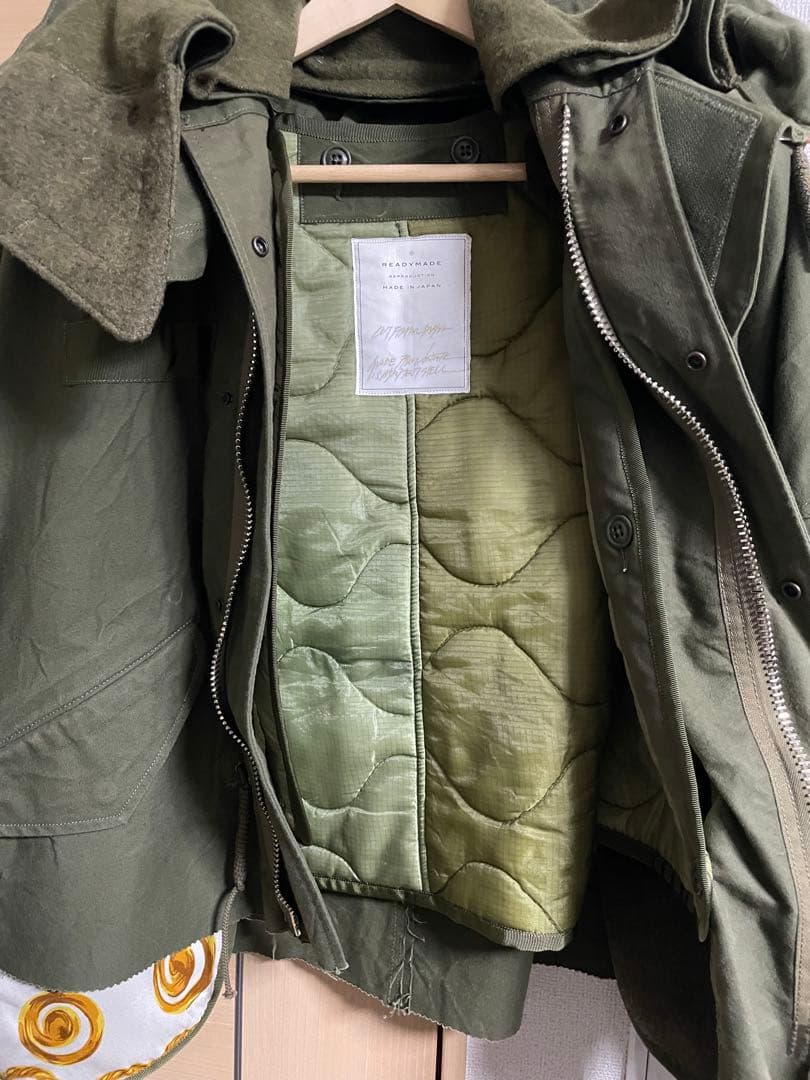 READY MADE レディメイド CUT FISHTAIL PARKA