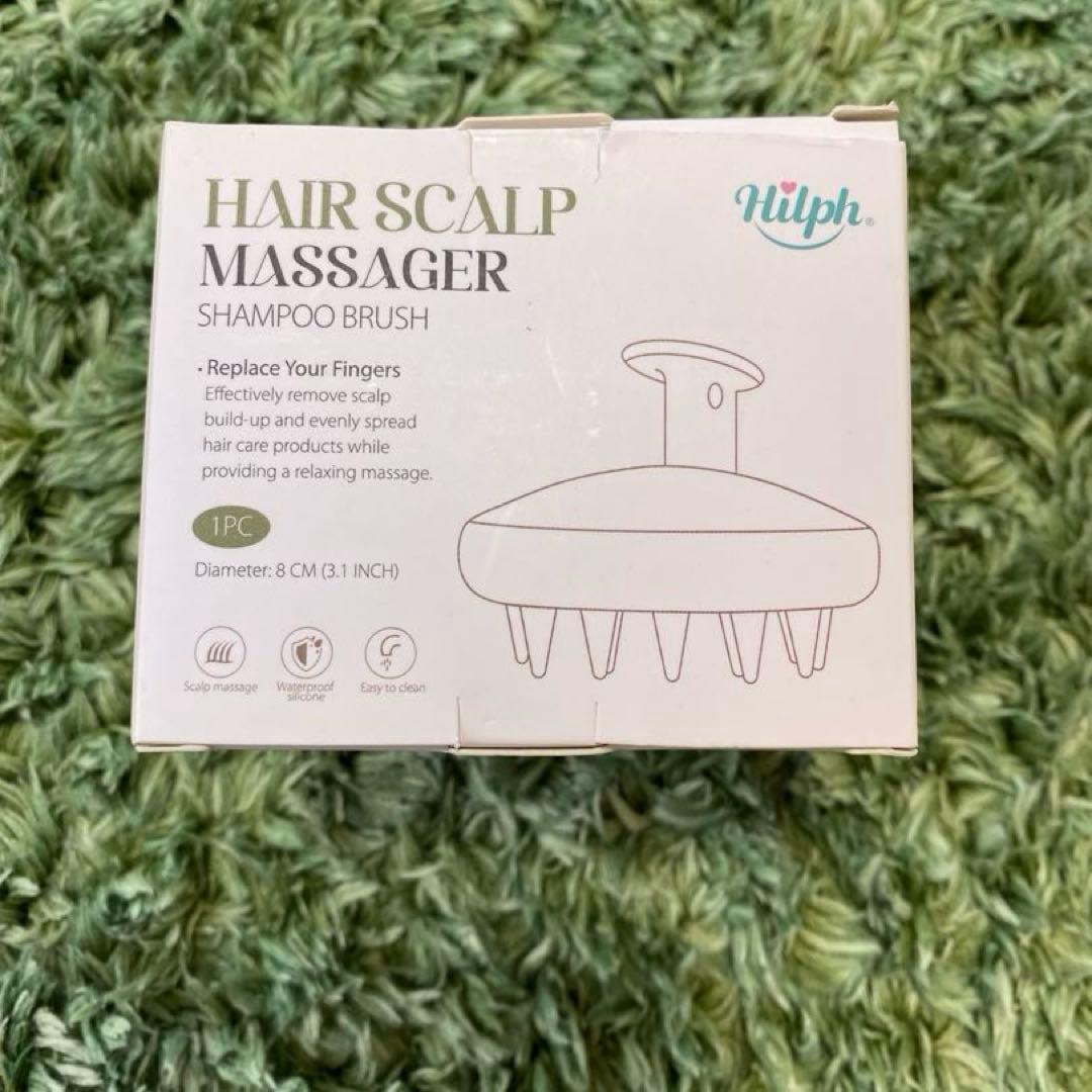 ⭐️未使用⭐️シリコンシャンプーブラシ　スカルプブラシ　ブラック