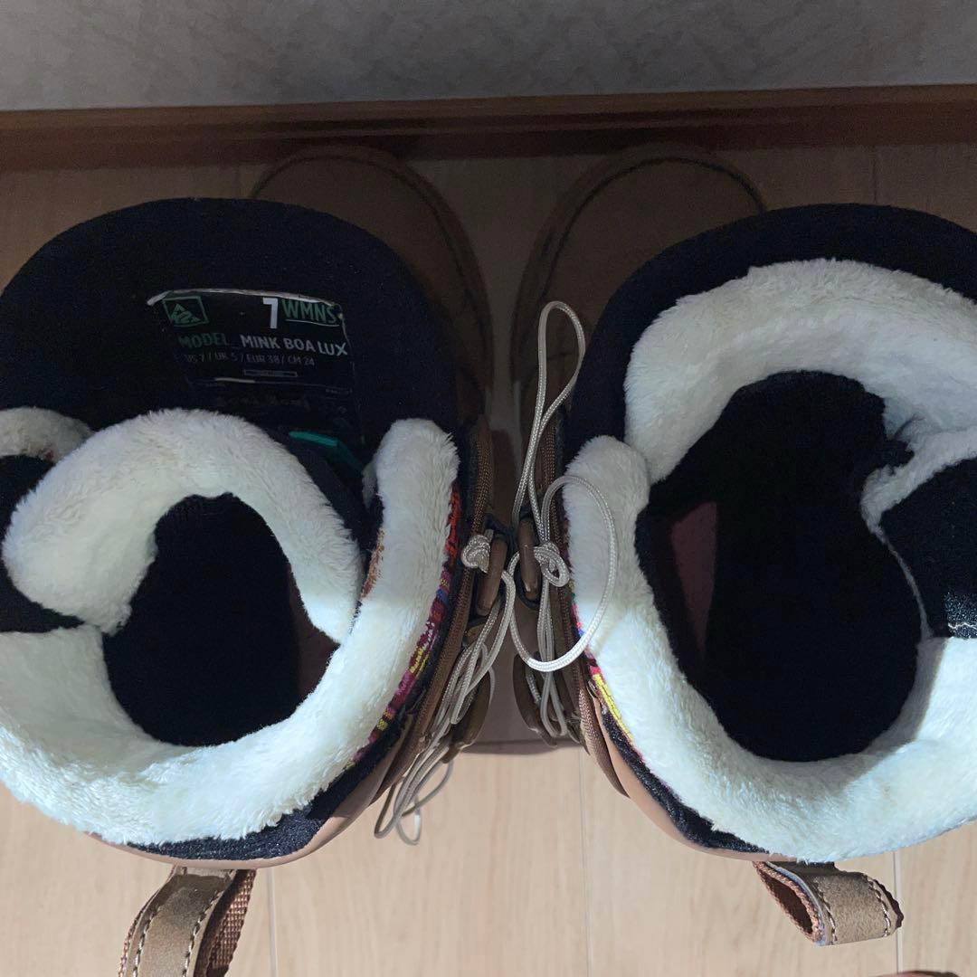 ＠　2 MINK BOA LUX 24cm レディーススノーボードブーツ