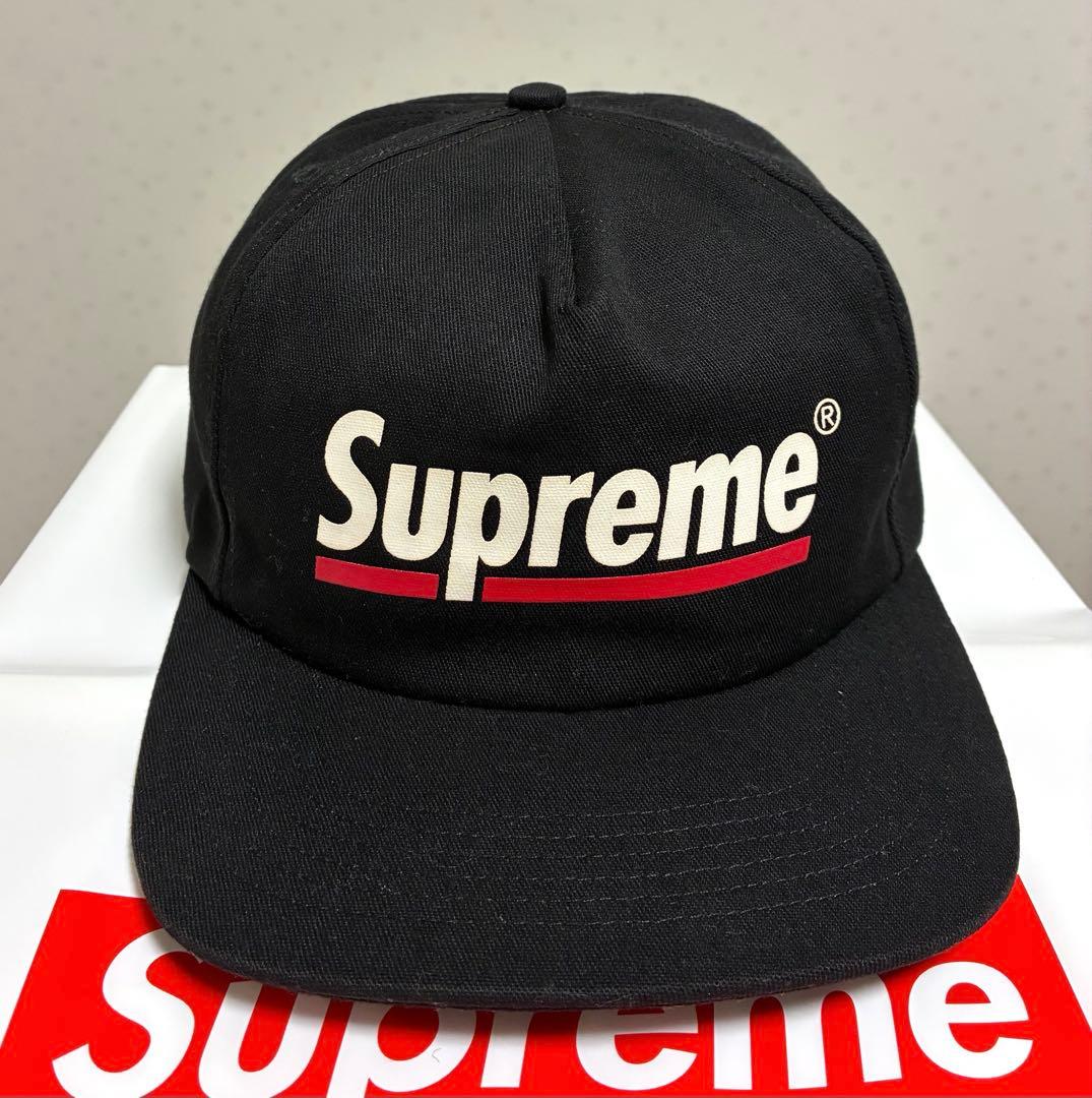 24時間以内発送 完売品 極美品 黒 Underline 5-panel Cap