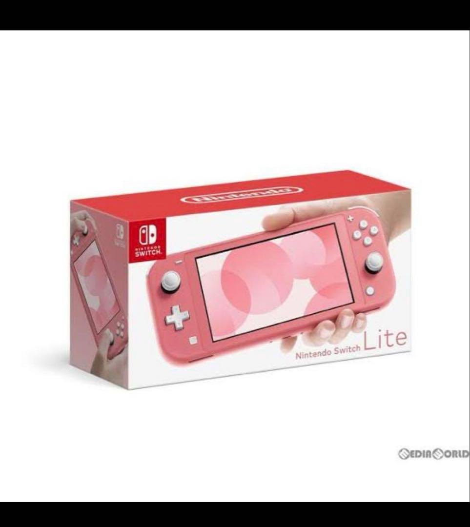 美品！箱あり【Nintendo Switch Lite】コーラルピンク