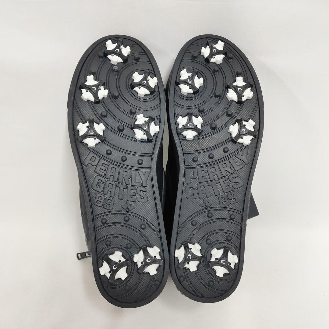 ○★新品 未使用 パーリーゲイツ ミドルカット ゴルフシューズ ネイビー24.5