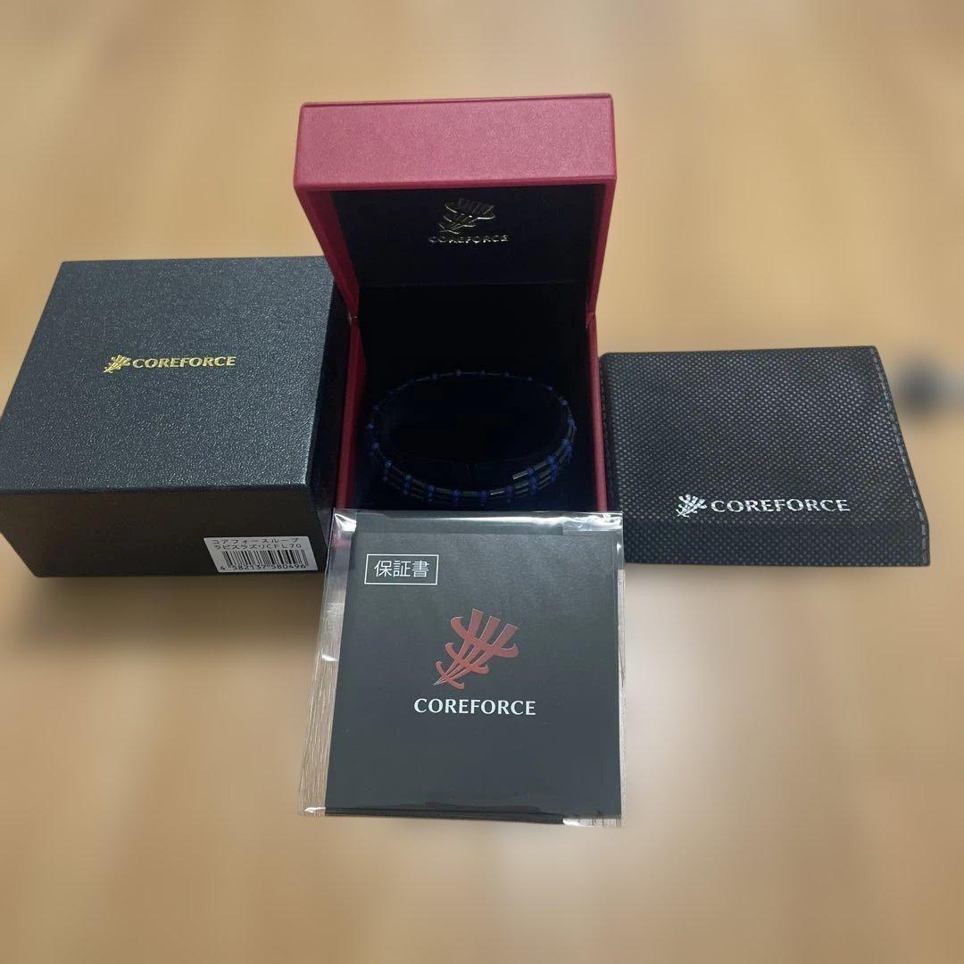 美品 コアフォース ループ ラピスラズリ 70cm 定価50,600円税込み