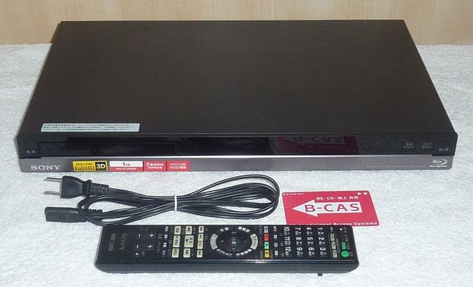 bdz-AT950w RMT-B007J ソニー ブルーレイ HDD交換歴あり