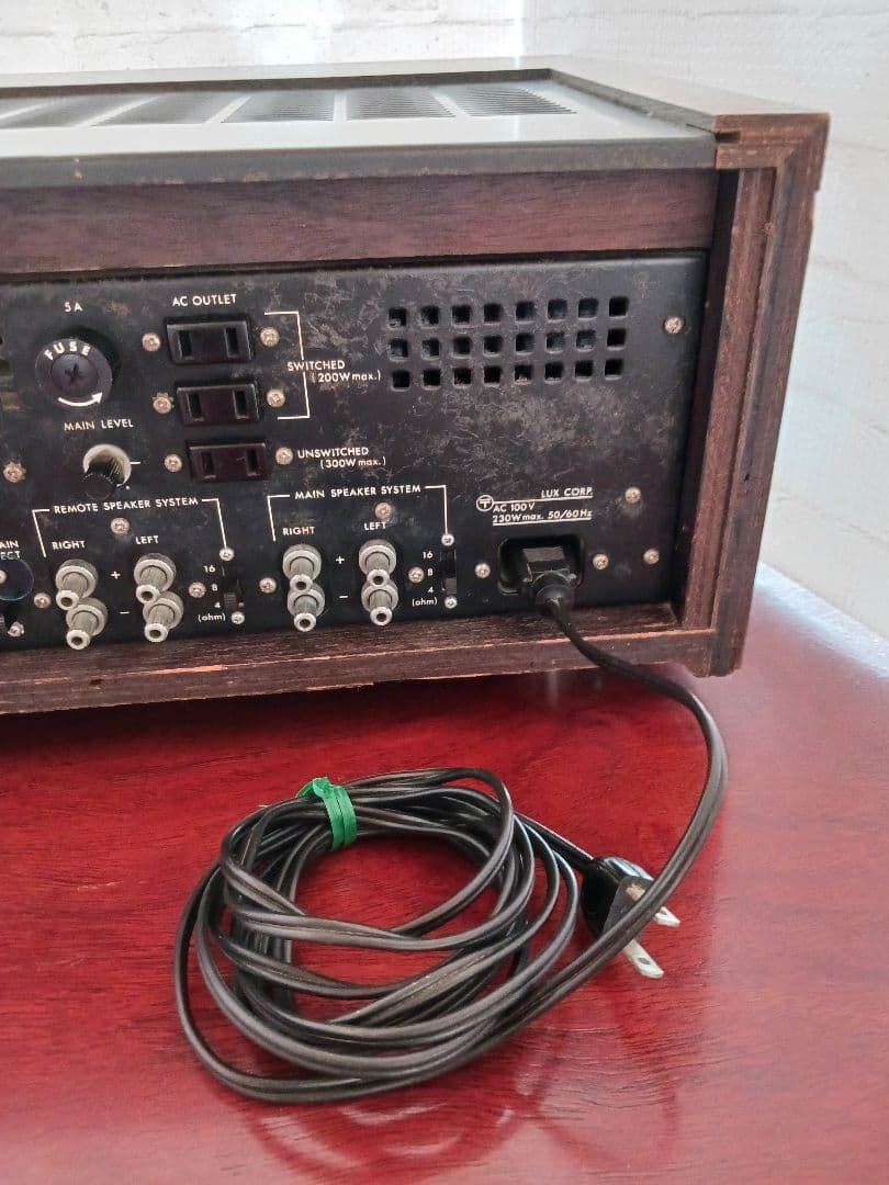 ラックスマン SQ38FD プリメインアンプ取扱説明書等付き