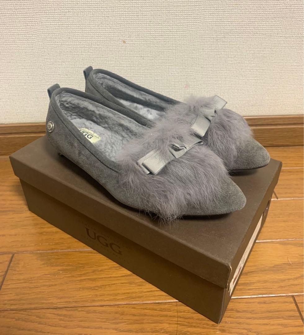 UGG DAISY HEEL BALLERINA グレー 23cm