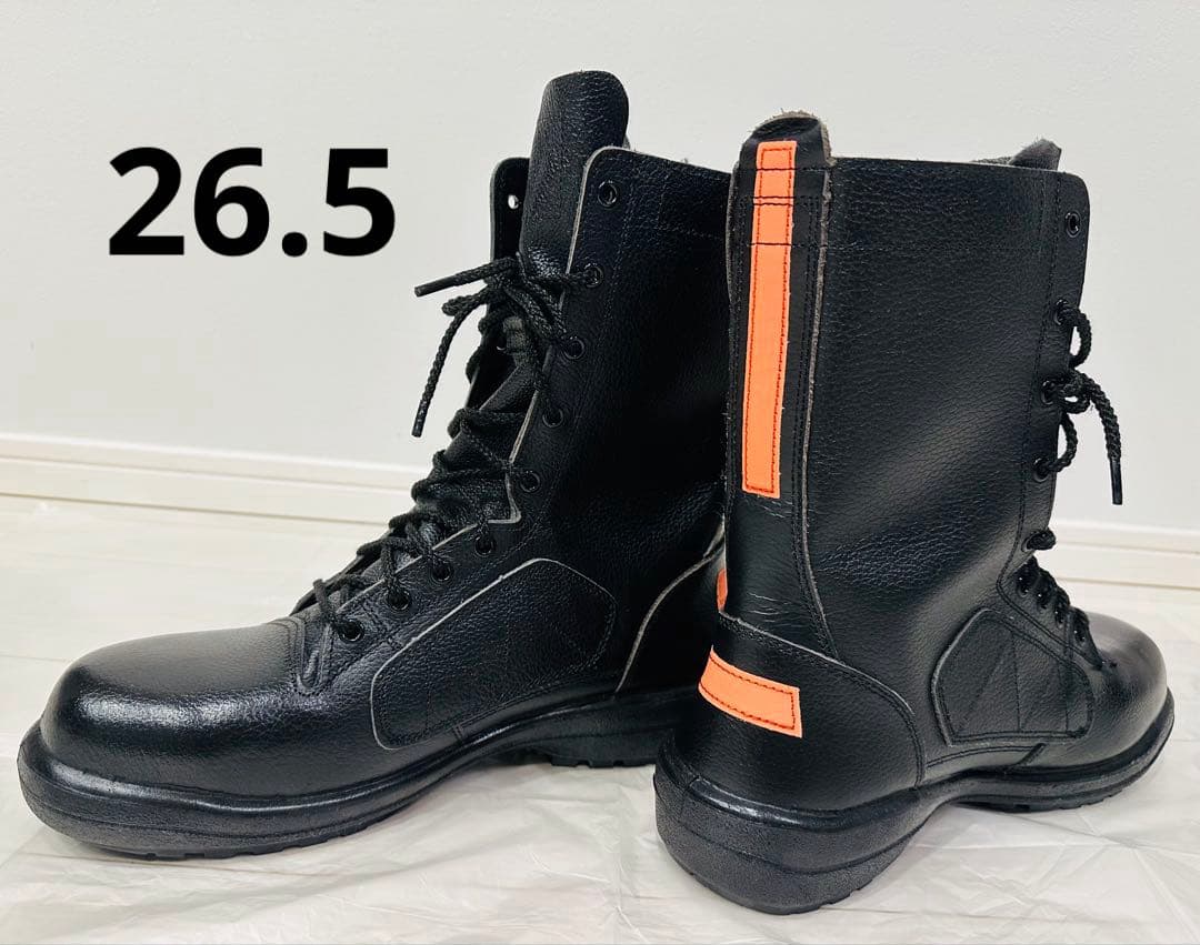 splay　ミドリ安全 消防靴　静電安全靴 ブラック　26.5EEE