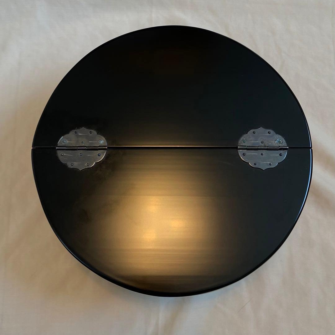 茶道具【水指】　平水指　平安　手塚祥堂造　金襴手　染付　赤　金　共箱付き