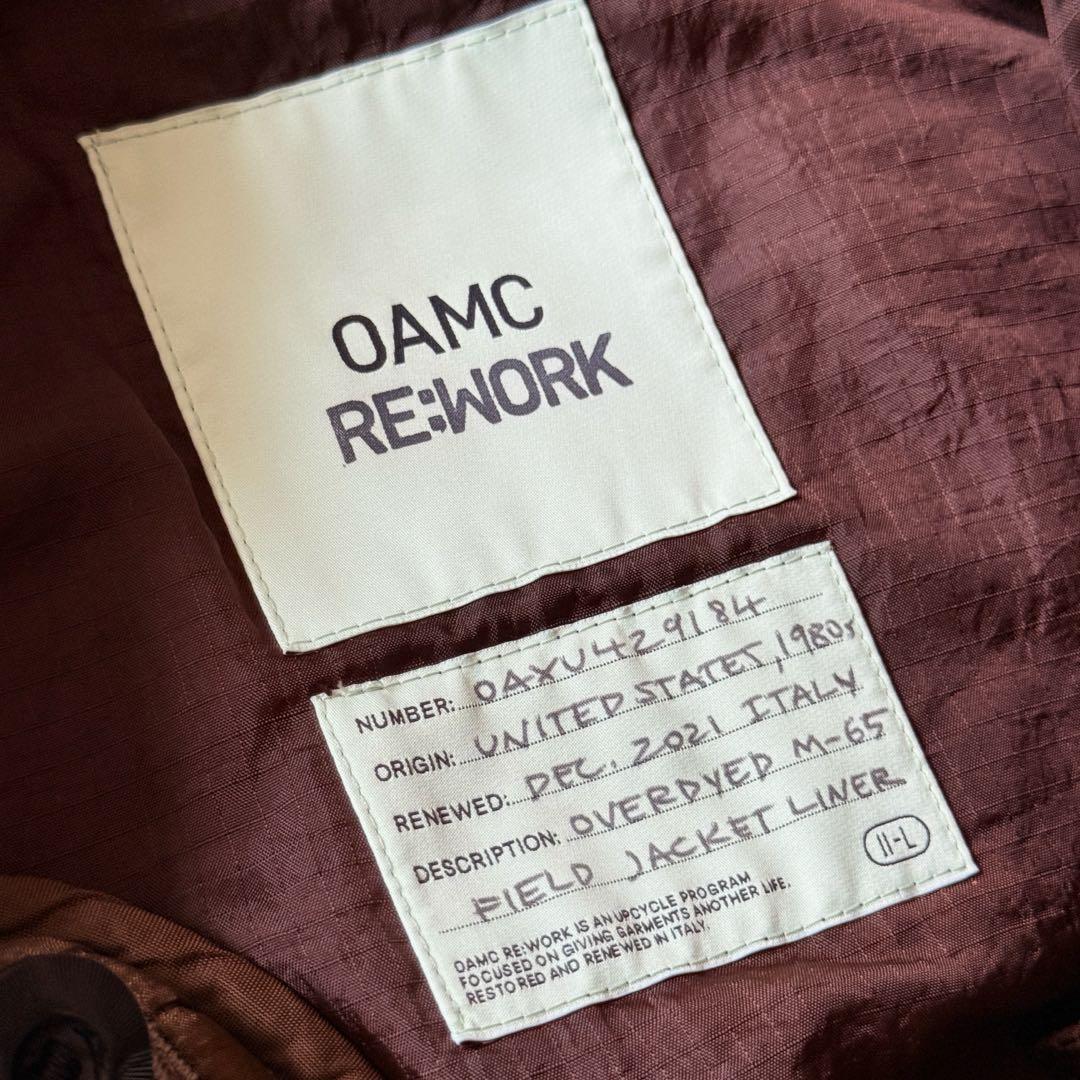 【最終値下げ】OAMC RE:WORK M65 liner vest 2022