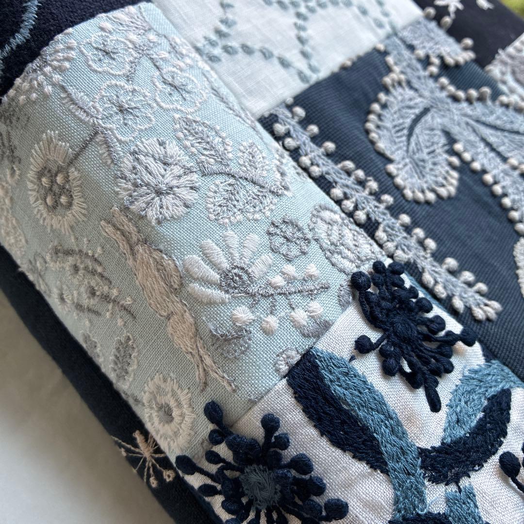 ミナペルホネン 生地使用　frost garden パッチワークトートバッグ