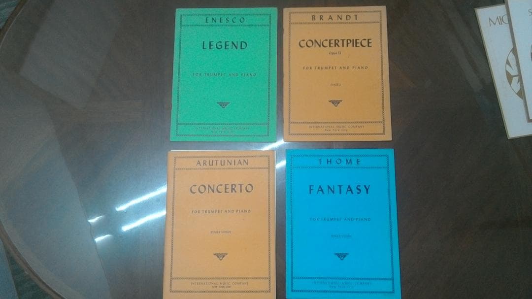 楽譜　トランペット　コンチェルト等　29曲　おまけミニチュアスコア26冊