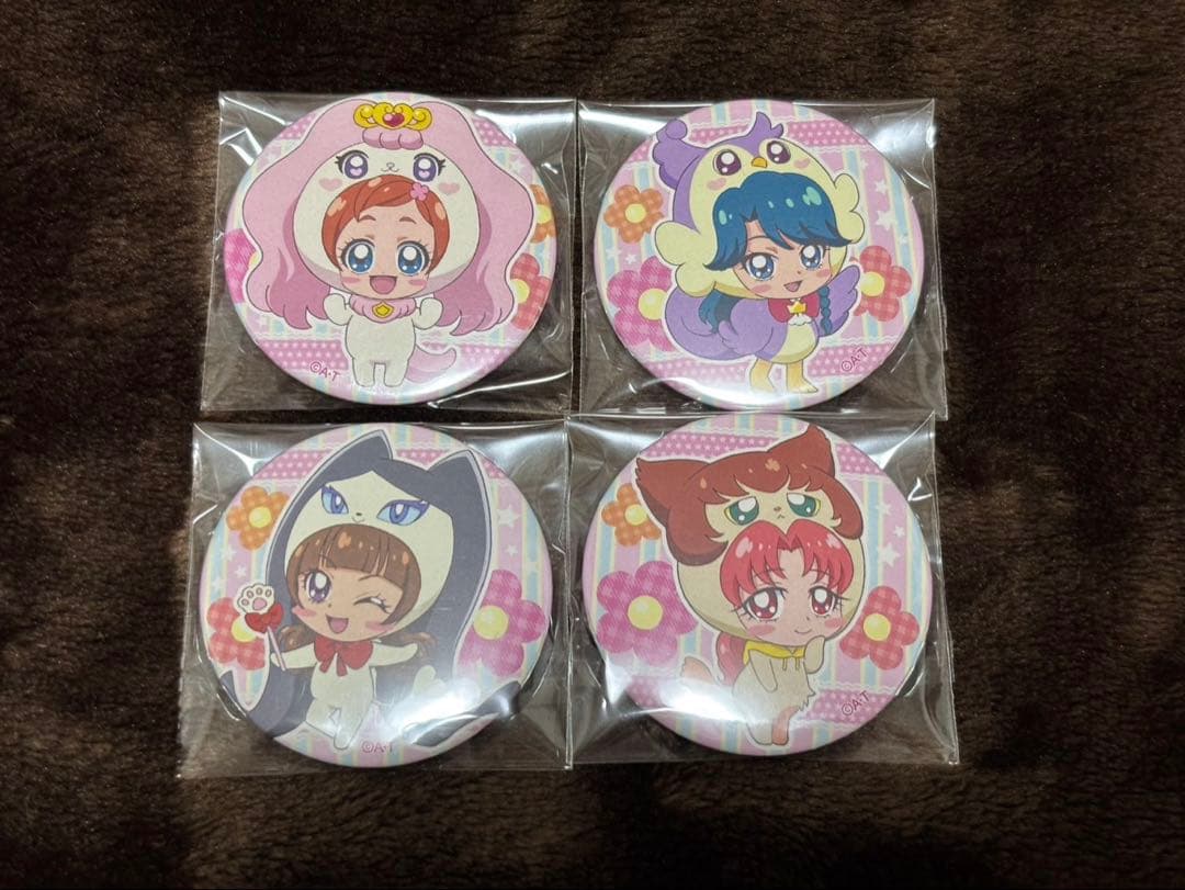 プリキュア　缶バッジ　ぷりきゅるみ缶バッジ　GO!プリンセスプリキュア