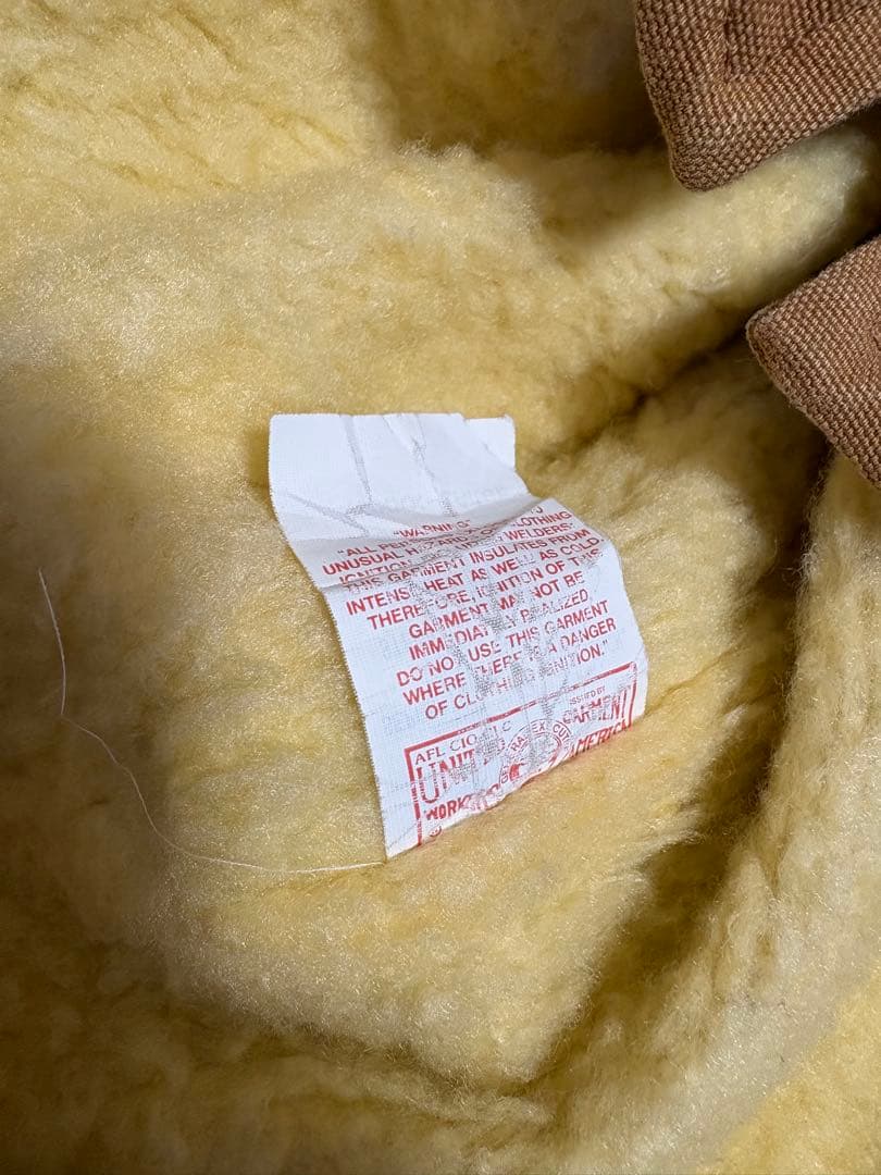カーハート　ダックベスト　ベージュ　90s