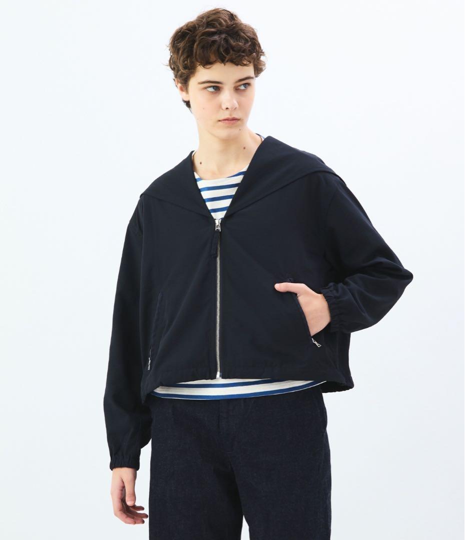 美品！オーシバル　セーラーカラージップジャケット　1 ネイビー