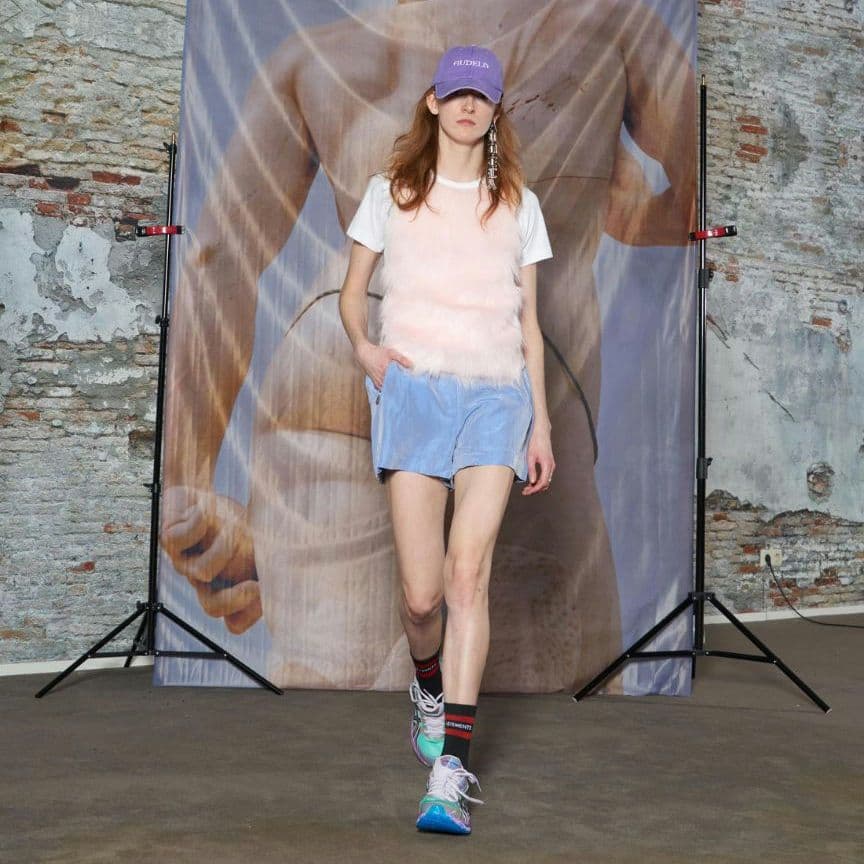 即完売品✨️コムデギャルソンガール フェイクファーTシャツ XS